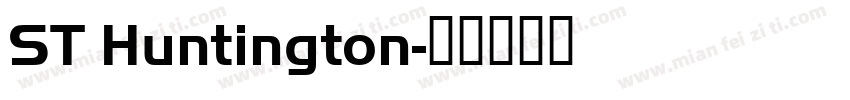 ST Huntington字体转换